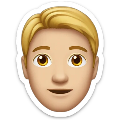 Joven psicóloga de cabello rojo ojos grandes 40 años sticker