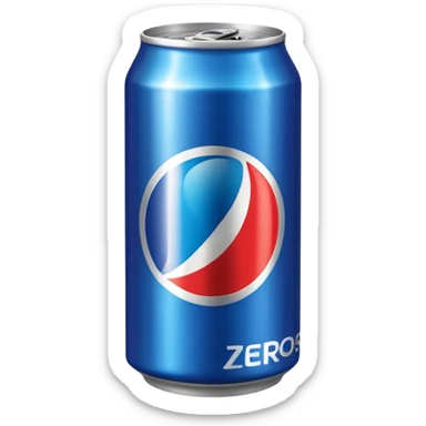 can of pepsi zero sugar sticker