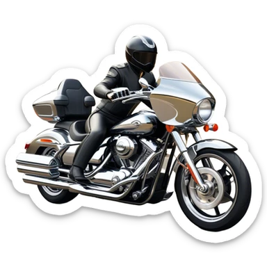 An eye-catching icon featuring a sleek car and powerful motorcycle side by side, showcasing speed, style, and adventure. The vehicles are designed with bold lines, dynamic movement, and a sense of excitement. A transparent background emphasizes the freedom of the open road and the thrill of driving. sticker