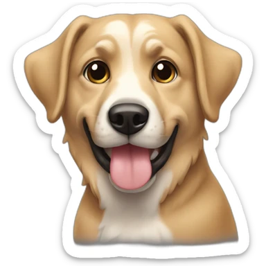 Perro amoroso sticker