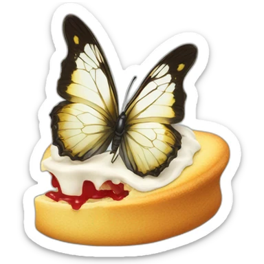 Bite avec un noeud papillon sticker