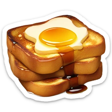 French toast with syrup  sticker
