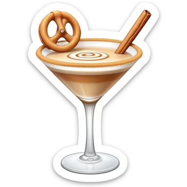 Cinnamon churro martini  sticker
