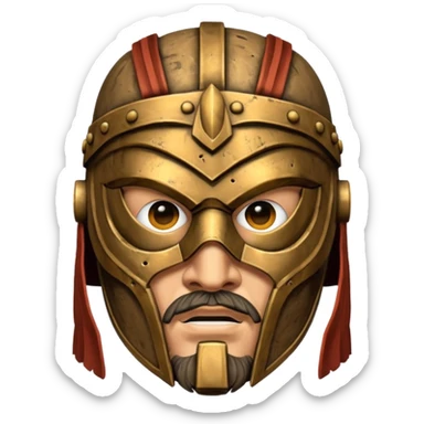 Maximus from gladiator mask sticker