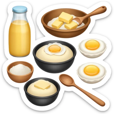 baking ingredients sticker