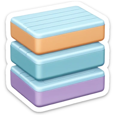 Stacked Soap Bar sticker