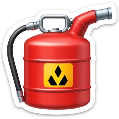 gasoline canister sticker