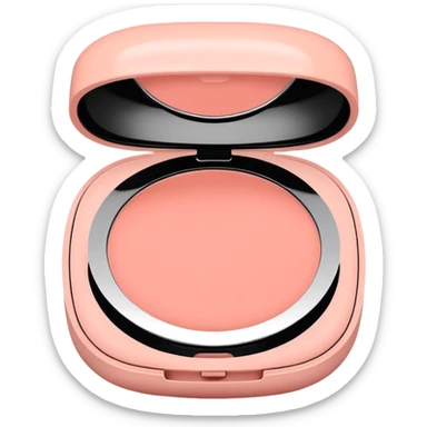 salmon pink makeup packaging sticker