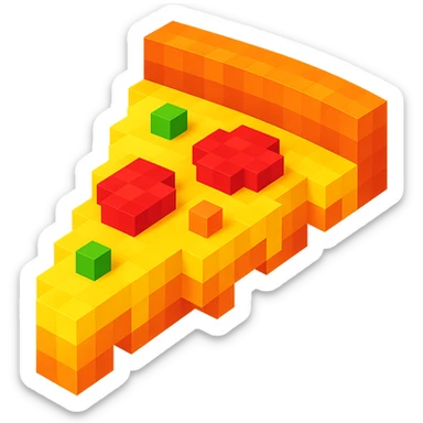 Pizza sticker