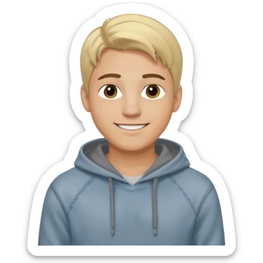 Kjekk gutt (lys i huden) som har pynta seg. Har på seg Jeans og grå hette genser og håret skal være  midtskill og fargen på håret er blondt. Litt øyevipper men ikke mye og litt mørke brun. Skal se HOT Å SEXY UT smile mer!!! Ca 20 år gammel  sticker