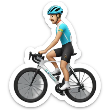 Cycliste sticker