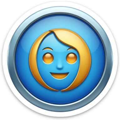 Meta verification badge blue colour sticker