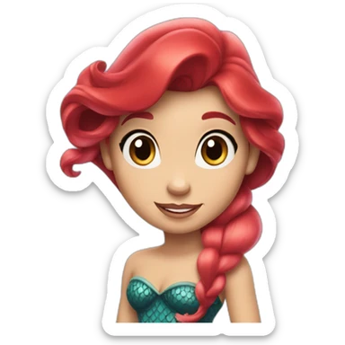 The little mermaid disney sticker