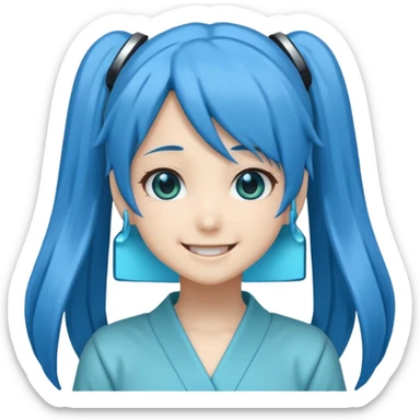 Hatsune Miku emoji sticker