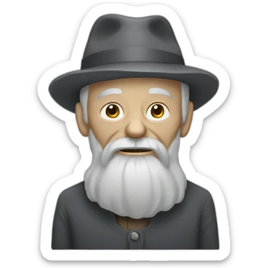 grave old man sticker