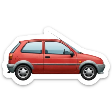 Ford fiesta 1998 MK4 old sticker