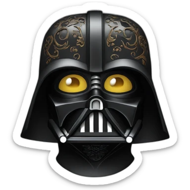 darth vader wayang sticker