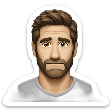 jake gyllenhaal wearing shirt sticker