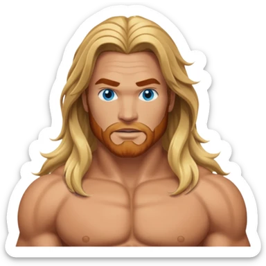 Aquaman with blue eyes sticker