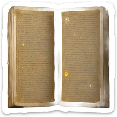 magical astral book sticker