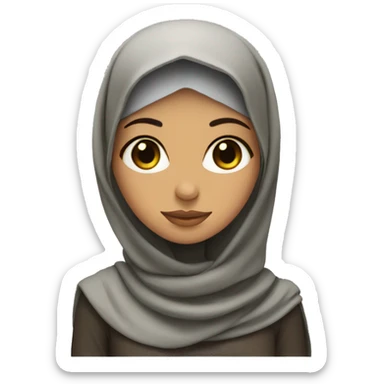 Egyptian gir with hijab sticker