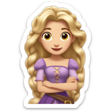 Disney Princess tangled sticker