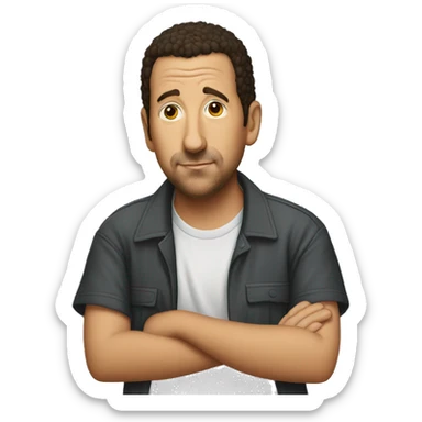 adam sandler waiting sticker