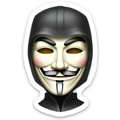 v for vendetta sticker