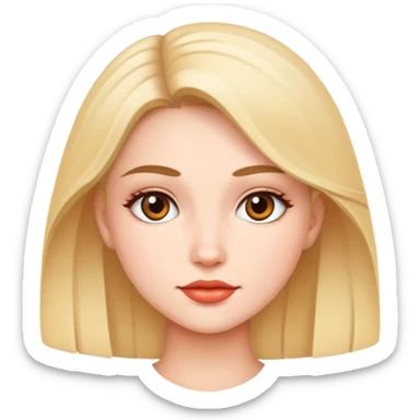 beatiful girl sticker