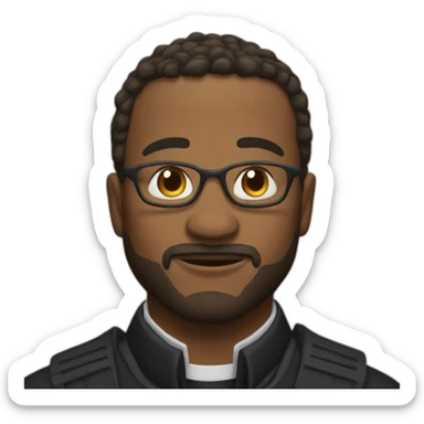 a raptor who is a pastor sticker