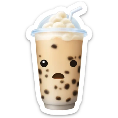 Milk tea boba sticker