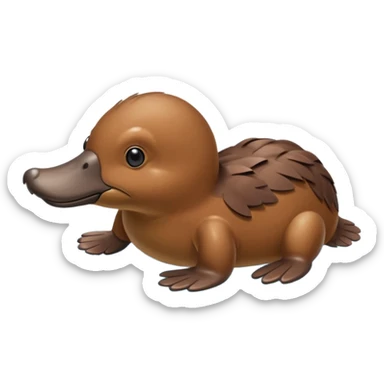 Platypus emoji  sticker