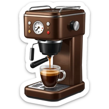 Coffee maker dripping espresso



















 sticker