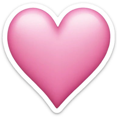 pink heart  sticker