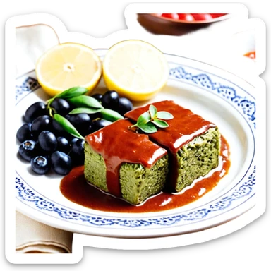   دختر زیبا و نقاش با موهای مشکی و تابلو طبیعت sticker