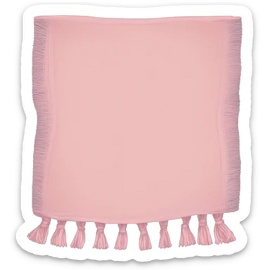 Light pink scarf sticker