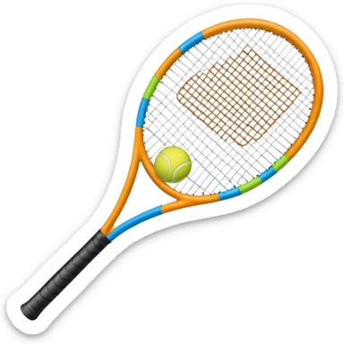Tennis-Racket Animals sticker