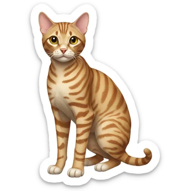 Ocicat Cat Full Body sticker