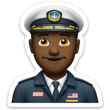 airplane pilot sticker