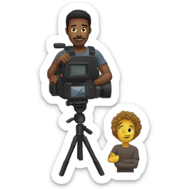 Video filming sticker