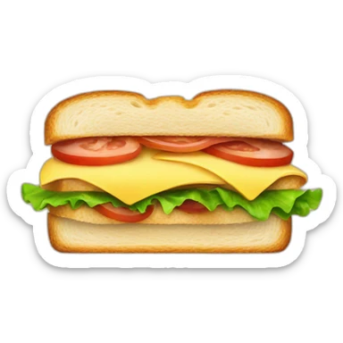 Sandwich sticker