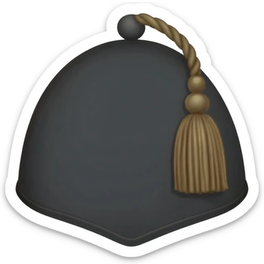 Dunce cap sticker