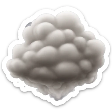 Dust cloud sticker