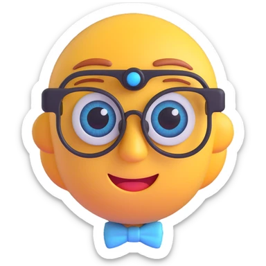 an eye doctor emoji sticker