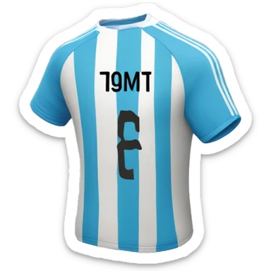 Argentina soccer jersey sticker
