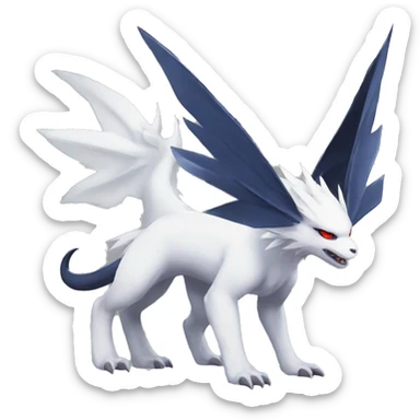 Edgy Cool Nargacuga-Absol-Pokémon Full Body sticker