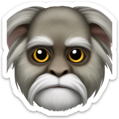 Emperor tamarin  sticker