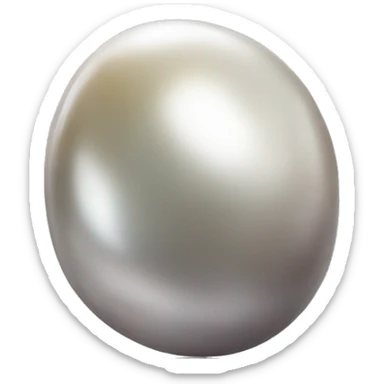 grey Pearl stone in oyster sticker