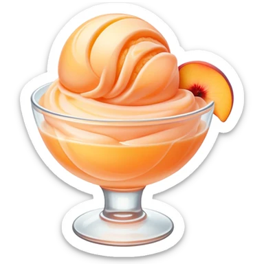 Peach sorbet  sticker