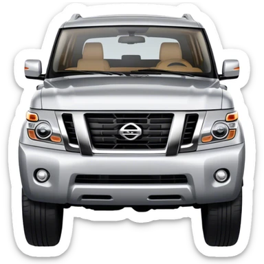 Nissan Patrol - Nissan (Model Year: 2022) (Iconic colour: Silver) sticker